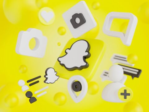 Snapchat logo with vibrant colors, representing its status as the world's most popular social media app.